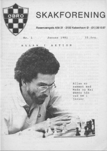 Klubblad fra januar 1981